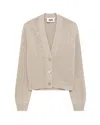 Alpha Studio Cable-knit Button Cardigan In Multi