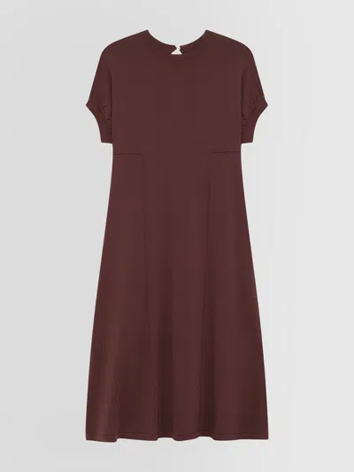 Alpha Studio Brown Woman Dress In Other
