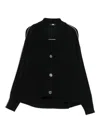 Alpha Studio V-neck Knit Sweater In Merino Wool In Black