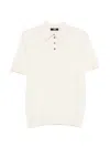 Alpha Studio Buttoned Polo Shirt In Neutral