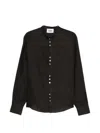 Alpha Studio Buttoned Shirt In Black