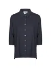 Alpha Studio Buttonned Shirt In Blue