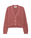 Alpha Studio Cardigan Boxy Integrale Cipolla In Pink