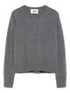 Alpha Studio Medium-gray Geelong Wool Sweater In Gray