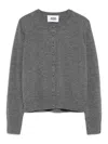 Alpha Studio Medium-gray Geelong Wool Sweater In Gray