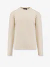 Alpha Studio White Cashmere Sweater