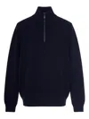 Alpha Studio Lupetto In Cashmere Blu Notte In Blue