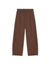 Alpha Studio Chocolate Drawstring Pants In Gray