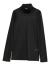 Alpha Studio Colloalto Turtleneck Sweater In Black