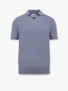 Alpha Studio Man T-shirt Pastel Blue Size 44 Cotton