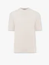 Alpha Studio Cotton Crepe T-shirt