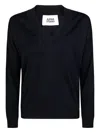 Alpha Studio Maglia Collo V Manica Lunga