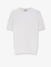 Alpha Studio Cotton Sweater In White