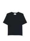 Alpha Studio Crew-neck T-shirt In Black