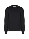 Alpha Studio Crew-neck Sweatshirt In Black