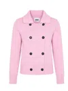 Alpha Studio Double-breasted Jacket In Pink