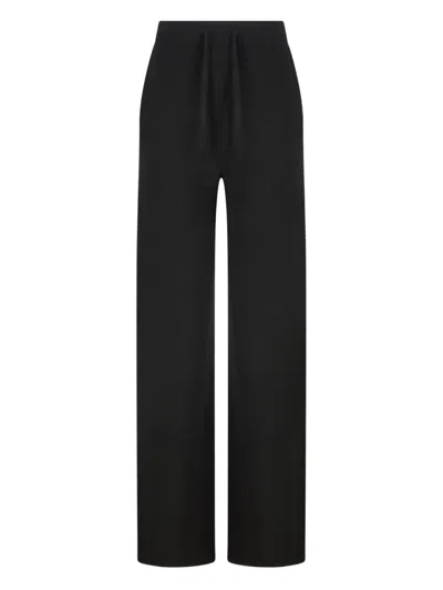 ALPHA STUDIO DRAWSTRING CASHMERE TROUSERS