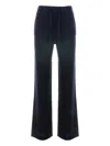 Alpha Studio Drawstring Trousers In Blue