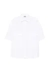 Alpha Studio Flap-pocket Shirt In White
