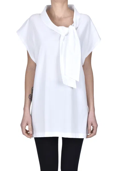 Alpha Studio Flared T-shirt In White