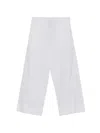 Alpha Studio Flared Trousers In White