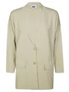 Alpha Studio Fluid Jacket In Neutral
