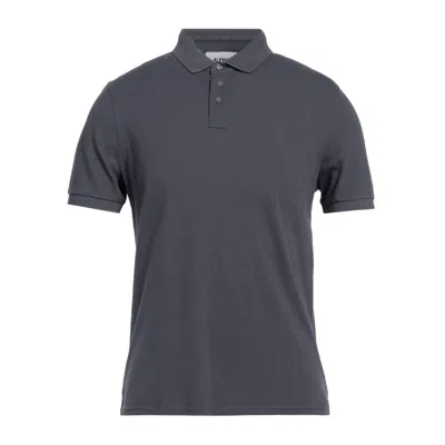 Alpha Studio Gray Cotton Polo Men's Shirt