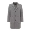 Alpha Studio Gray Wool Jacket In Gray