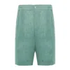 Alpha Studio Green Linen Short