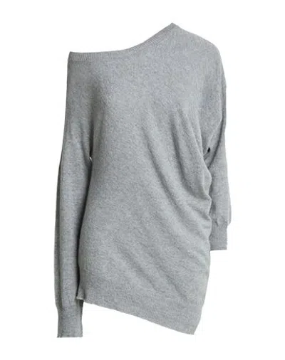 Alpha Studio Knitwear - Sweaters In Charcoal - Grey