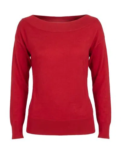 Alpha Studio Knitwear - Sweaters In Midnight Blue - Green - Tomato Red - Pink - Light Green - Red