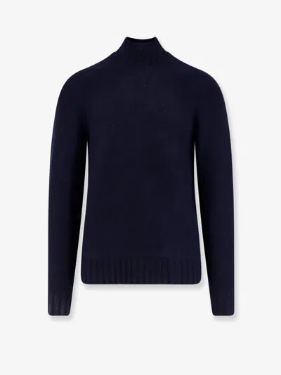 ALPHA STUDIO LINKS WOOL AND CASHMERE MOCK TURTLENECK