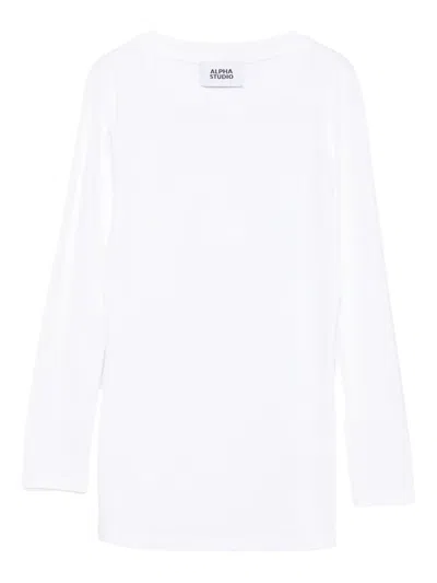 ALPHA STUDIO LONG SLEEVE TEE