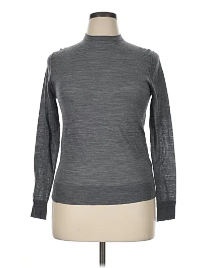 Pre-owned Alpha Studio Long Sleeve Turtleneck In Gray