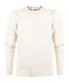 Alpha Studio Long-sleeved Sweater In White