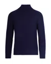 Alpha Studio Maglia Misto Lana Blu Notte In Blue