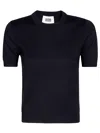 Alpha Studio Maglia Mm Girocollo In Blue
