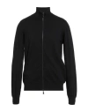 Alpha Studio Man Cardigan Black Size 40 Cotton
