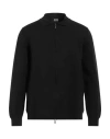 Shop Alpha Studio Man Cardigan Black Size 40 Polypropylene