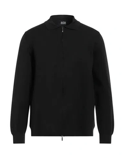 Alpha Studio Man Cardigan Black Size 40 Polypropylene