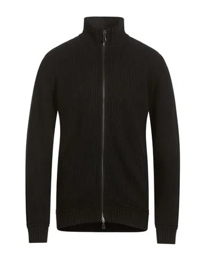 Alpha Studio Man Cardigan Black Size 44 Cashmere