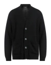 Alpha Studio Man Cardigan Black Size 44 Polyamide, Wool, Viscose, Cashmere
