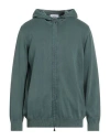 Alpha Studio Man Cardigan Dark Green Size 42 Cotton