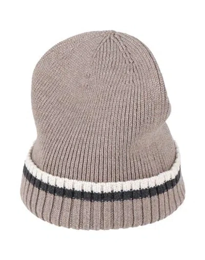 Alpha Studio Man Hat Khaki Size Onesize Merino Wool In Beige