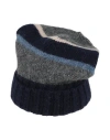 Alpha Studio Man Hat Midnight Blue Size Onesize Wool, Polyamide, Alpaca Wool In Blue