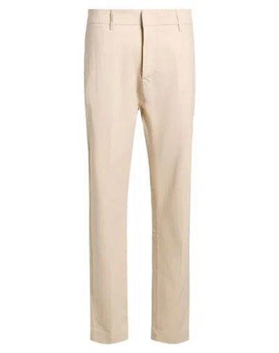 Alpha Studio Man Pants Beige Size 32 Cotton, Elastane