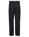 Alpha Studio Man Pants Black Size 36 Polyester, Virgin Wool, Elastane In Black
