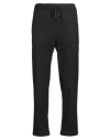 Alpha Studio Man Pants Black Size 38 Polyester, Viscose, Elastane
