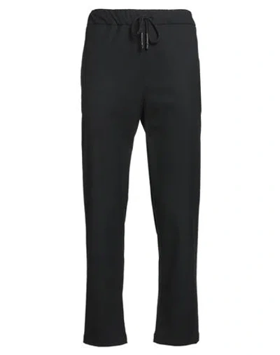 Alpha Studio Man Pants Black Size 38 Polyester, Viscose, Elastane