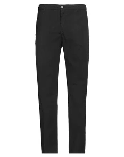 Alpha Studio Man Pants Black Size 40 Cotton, Elastane